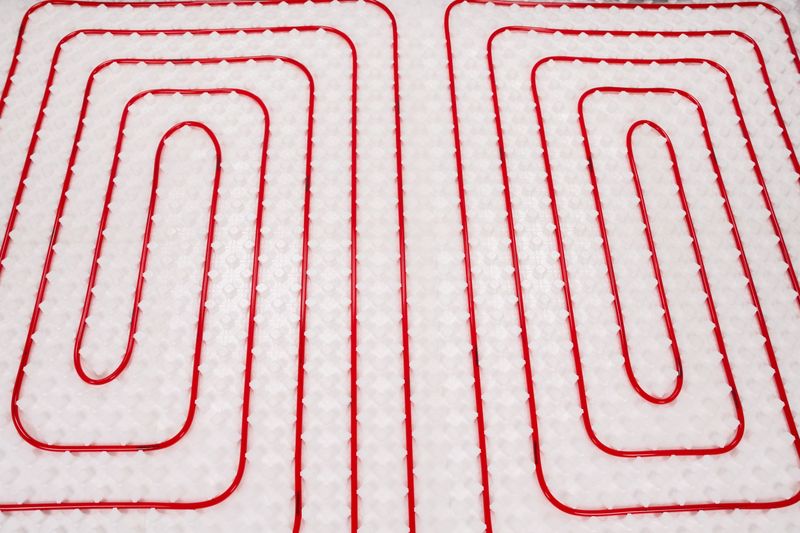 Схема укладки теплого пола