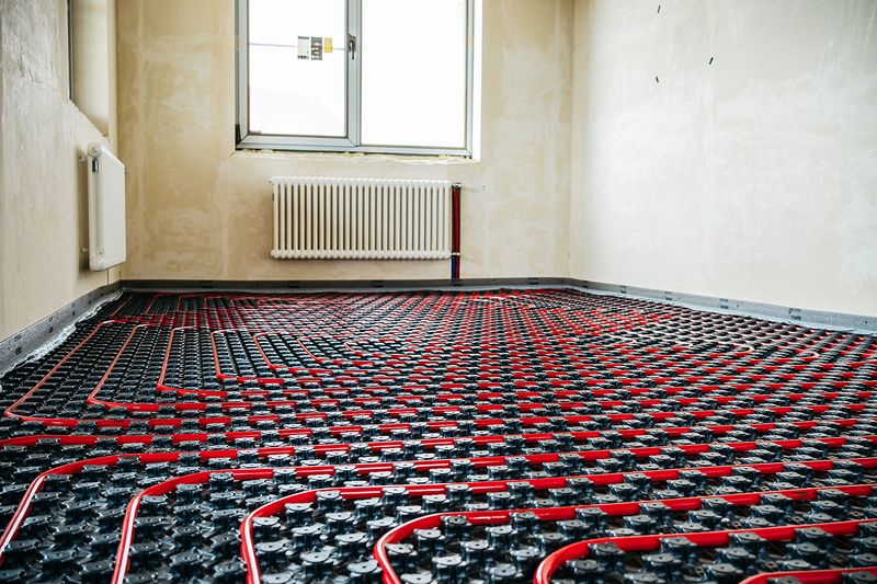 Теплый пол в комнате